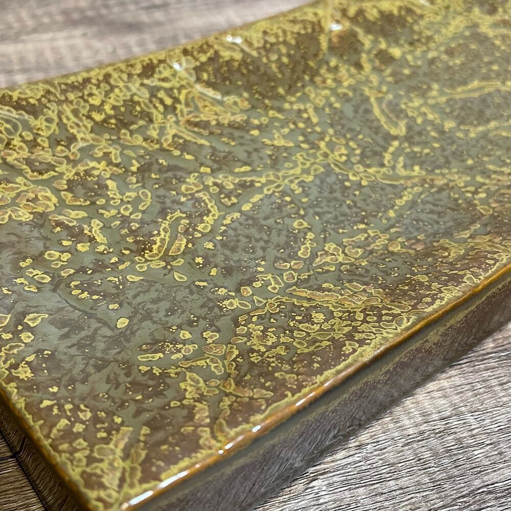 Decorative Tray - Medium Size Gold Tan Brown Home Decor Kitchen Bathroom Bedroom - Picture 2 of 8